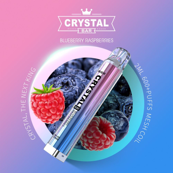 SKE Crystal Bar 600 Blueberry Raspberries 2% Nikotin