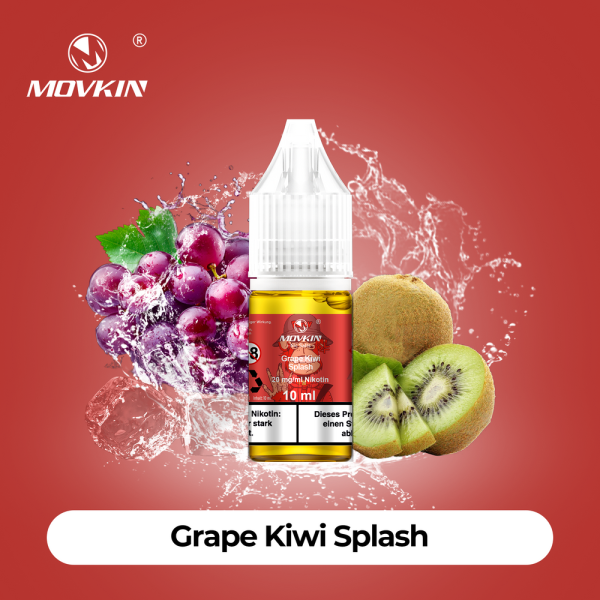 Movkin Liquid - Grape Kiwi Splash - 10ml