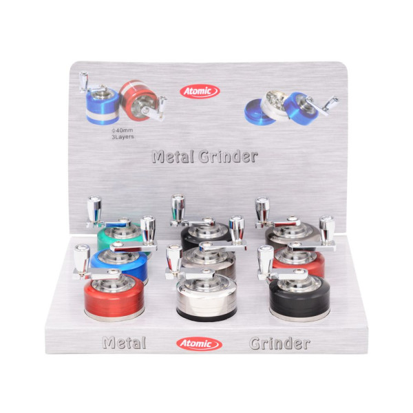 Atomic Mill Grinder 40mm 6 Farben