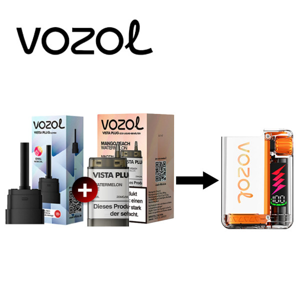Vozol Vista Plug Ez Mango Peach Watermelon Pod Set