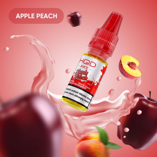 HQD Cirak Juice - Apple Peach - 18 mg/ml Nikotingehalt