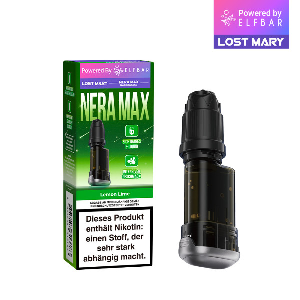 ELFBAR LOST MARY NERA MAX Refill Container Lemon Lime