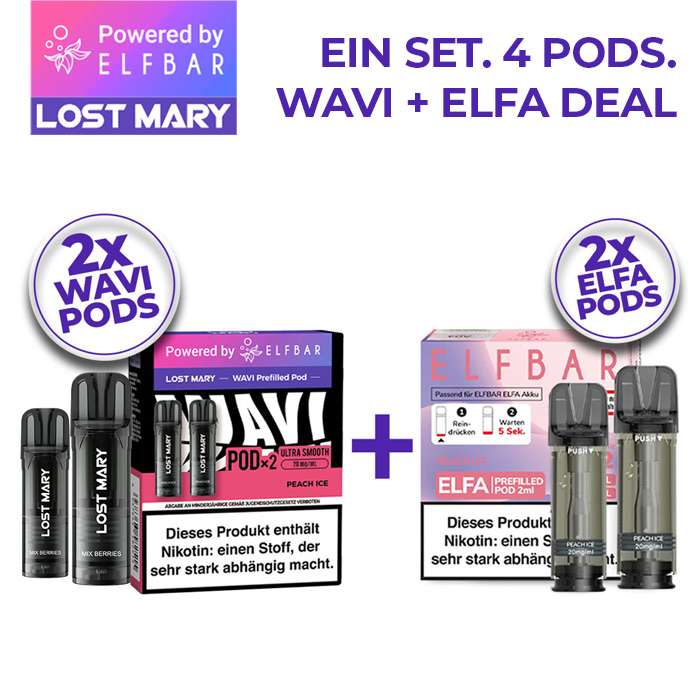 lost mary pods in elfbar Lost Mary Wavi Pods main image 1