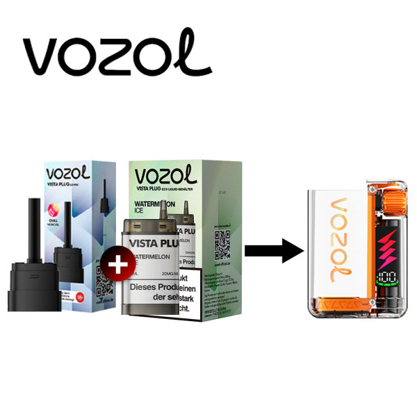 Vozol Vista Plug Ez Watermelon Ice Pod Set