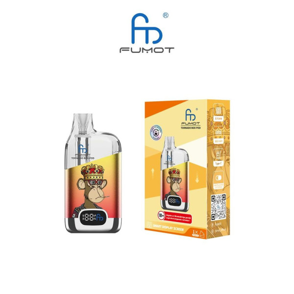 Fumot Tornado Box Pod Kit - Farbe: Yellow Red