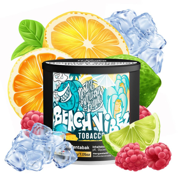 187 Tobacco - Beach Vibez - 200g - 29,90€