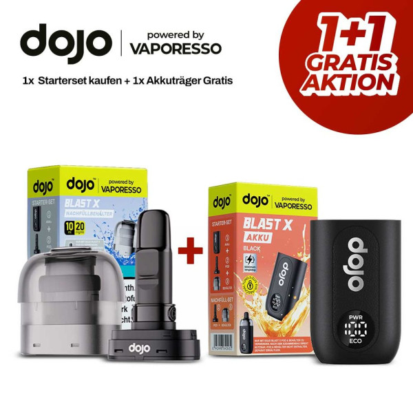 Dojo Blast X Starter Kit - Akkuträger Gratis