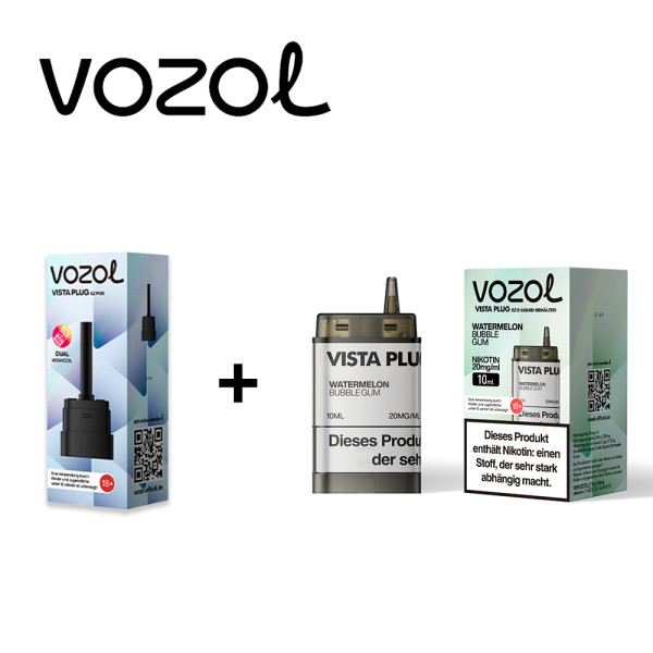 Vozol Vista Plug Ez Watermelon Bubblegum Pod Set