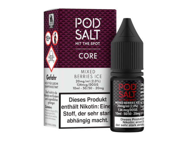 Pod Salt Core - Mixed Berries - Nikotinsalz Liquid
