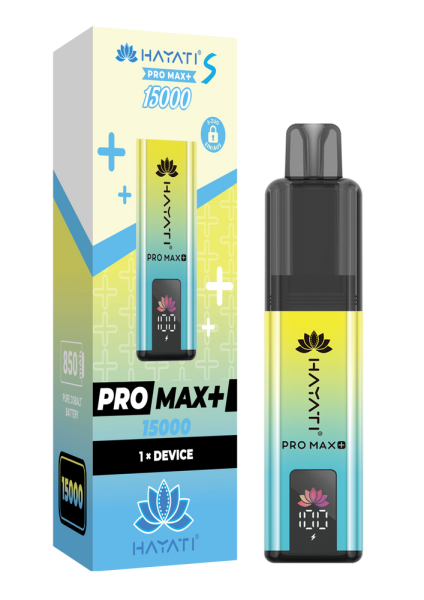 Hayati Pro Max+ 15K Akkuträger 850mAh Farbe: Green Yellow