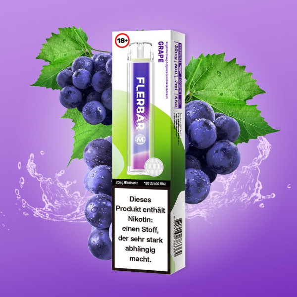 Flerbar M – Grape 20mg Nikotin