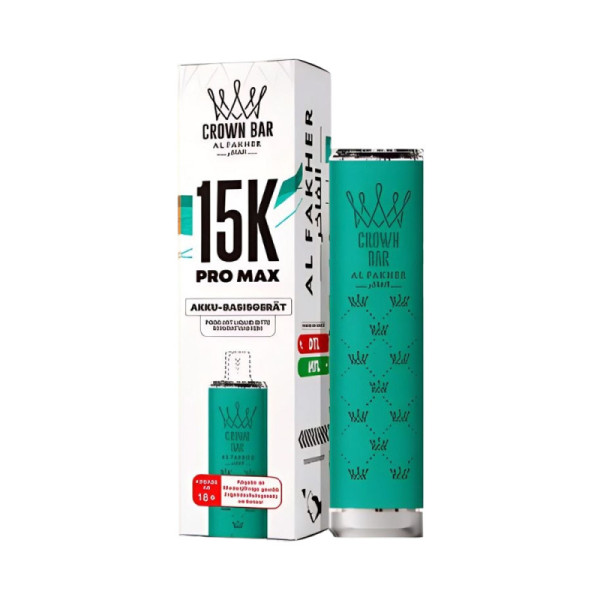 Al Fakher 15K PRO MAX Basisgerät - Farbe: Teal