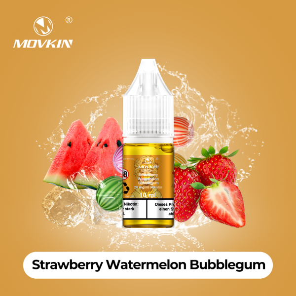 Movkin Liquid - Strawberry Watermelon Bubblegum - 10ml