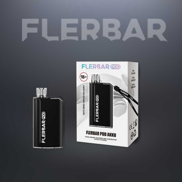 Flerbar Pod Kit - Farbe Schwarz - 500 mAh Akku