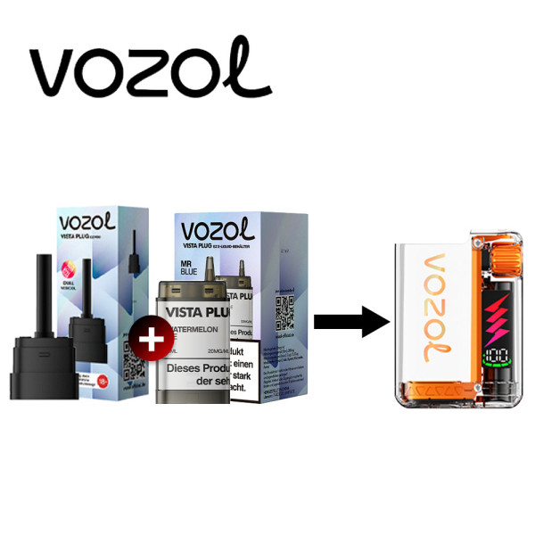 Vozol Vista Plug Ez Mr Blue Pod Set