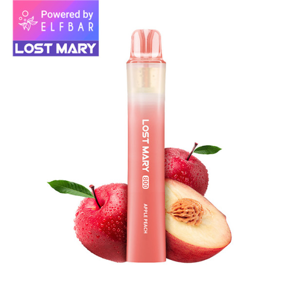 Elfbar Lost Mary 800 Apple Peach 20mg Nikotin Einweg E-Zigarette