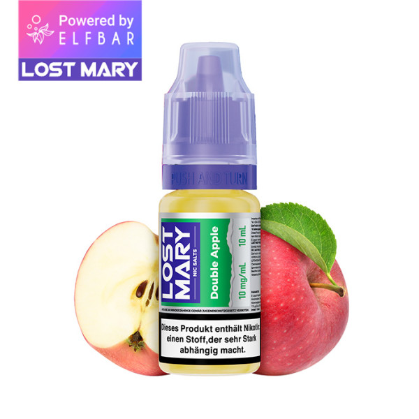 Elfbar Lost Mary Liquid (NicSalt) Double Apple 10ml