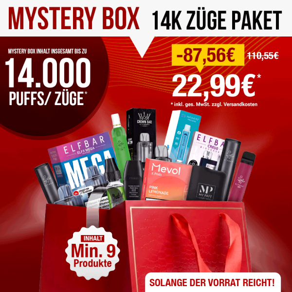 Mystery Tüte - 14K Züge Paket