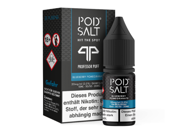 Pod Salt FUSION - Blueberry Pomegranate - Nikotinsalz Liquid 20 mg/ml