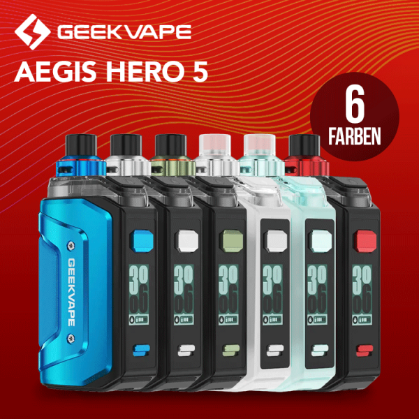 GeekVape Aegis Hero 5 Pod Kit - 2000 mAh