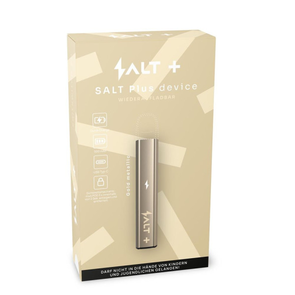 SALT Plus Lite Basisgerät - 500mAh - Farbe: Gold Metalic