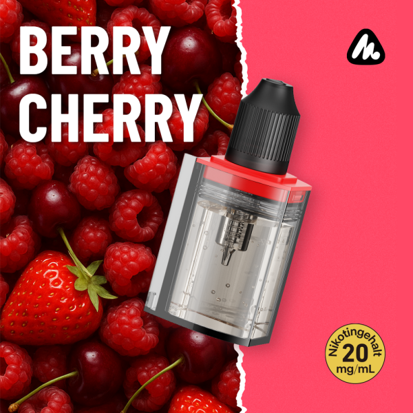 Mevol S Refill Container - Berry Cherry - 20mg/ml - 10ml