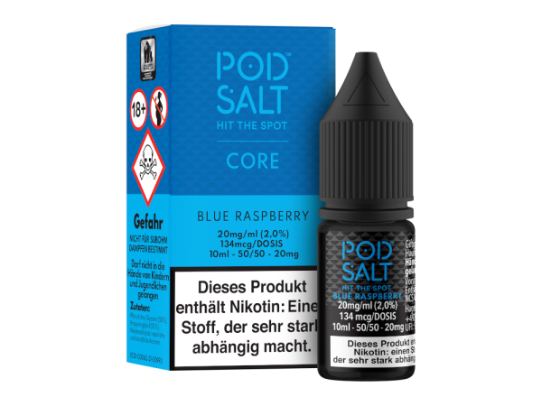 Pod Salt Core - Blue Raspberry - Nikotinsalz Liquid