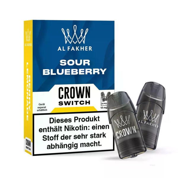 Al Fakher Crown Switch - Sour Blueberry - 2er Pack