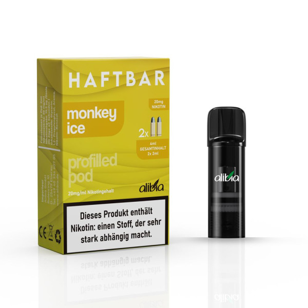Haftbar Prefilled Pods - Monkey Ice - 2er Pack