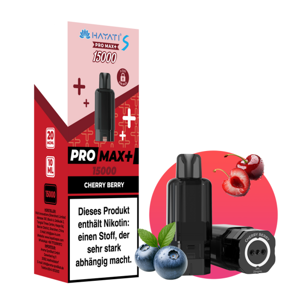 Hayati Pro Max+ 15K Pod Cherry Berry