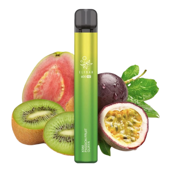 ELFBAR 600 V2 Kiwi Passionfruit Guava 20mg Nikotin