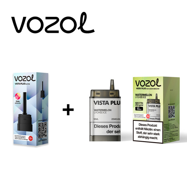 Vozol Vista Plug Ez Watermelon Lychee Ice Pod Set