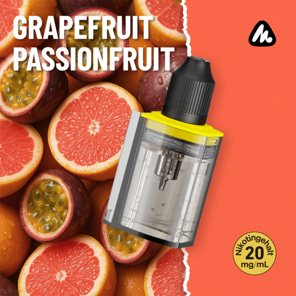 Mevol S Refill Container - Grapefruit Passionfruit - 20mg/ml - 10ml