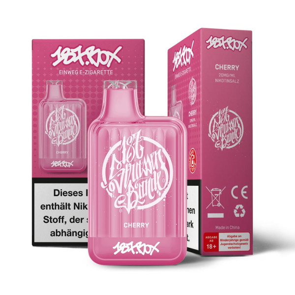 187 Box - Cherry 20mg/ml Nikotinsalz