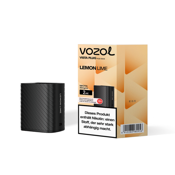 Vozol Vista Plug Pod - Lemon Lime - 2ml Pod
