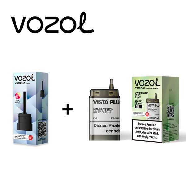 Vozol Vista Plug Ez Kiwi Passion Fruit Guava Pod Set