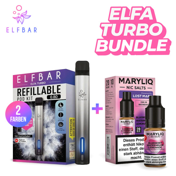 Maryliq Liquid + ELFA Turbo Bundle Deal