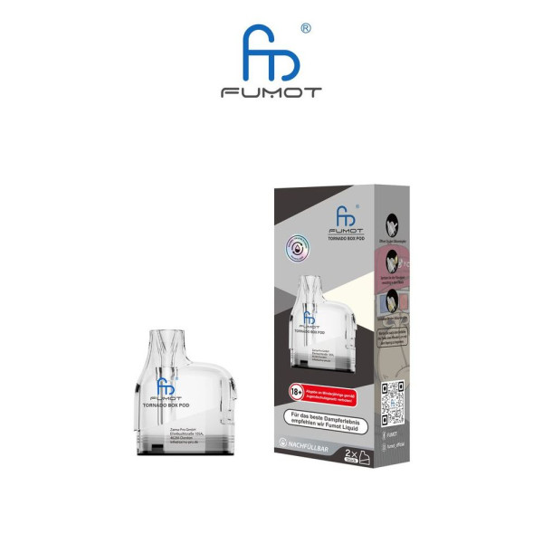 Fumot Tornado Box Refillable Pod 0,9 Ohm 2er-Pack