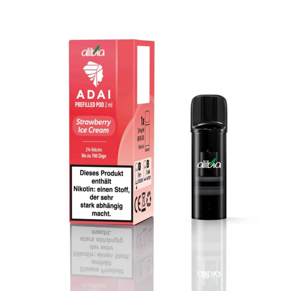 Adai Prefilled Pods - Strawberry Ice Cream - 1er Pack