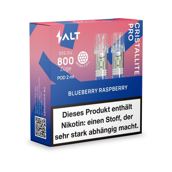 Salt Cristallite Pro Pod 2er - Blueberry Raspberry