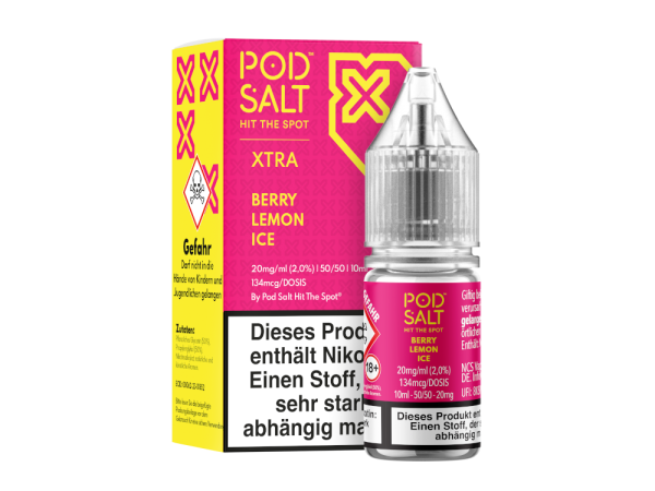 Pod Salt XTRA - Berry Lemon Ice - Nikotinsalz Liquid