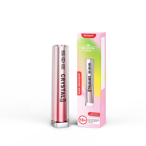 SKE Crystal Pro 800 - Pod Kit - Farbe: Pink Gradient
