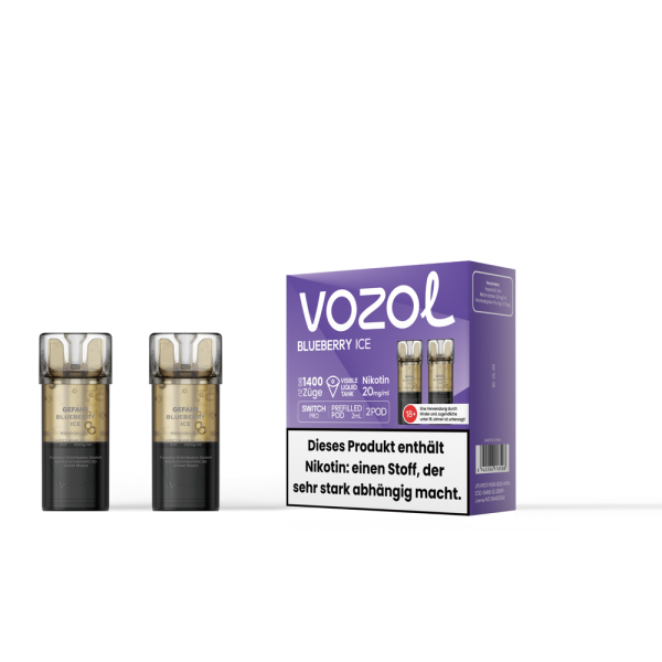 VOZOL Switch Pro Blueberry Ice 20mg Nikotin 2er Pack