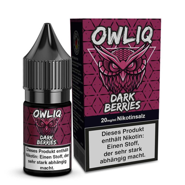 OWLIQ Nikotinsalz Liquid - Dark Berries - 10ml