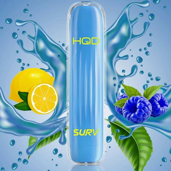 HQD E Shisha 600 - Blue Razz Lemon / Blurry Berry Lemon