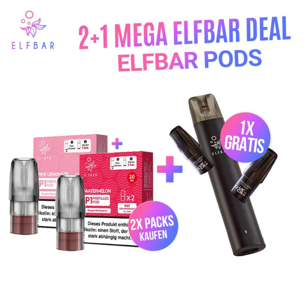 Elfbar Mate 500 Bundle-Deal: 2+1 Gratis-Aktion