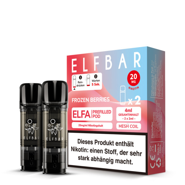 ELFBAR ELFA Frozen Berries 20mg Nikotin 2er Pack
