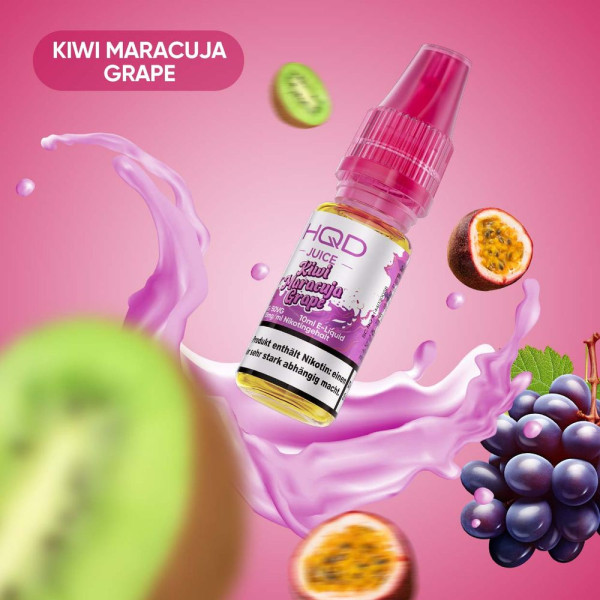 HQD Cirak Juice - Kiwi Maracuja Grape - 18 mg/ml Nikotingehalt