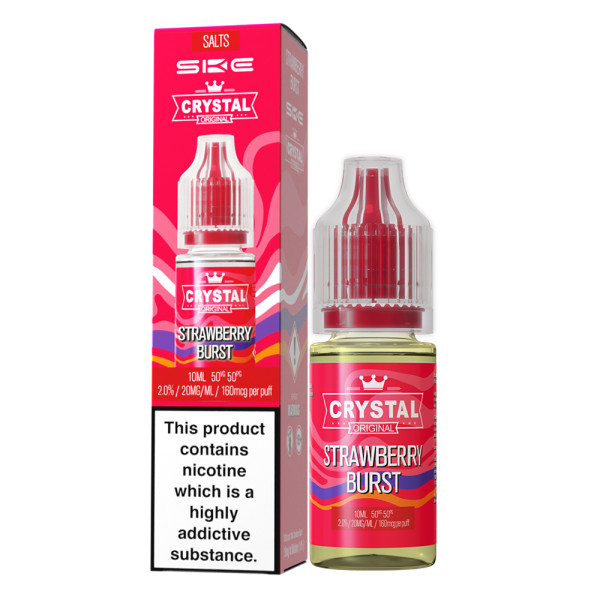 SKE Crystal Liquid - Strawberry Burst - 10ml Nikotinsalzliquid
