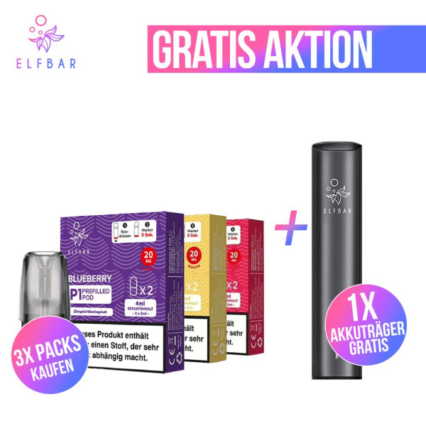 Elfbar Mate 500 Bundle-Deal: 3+1 Gratis-Aktion